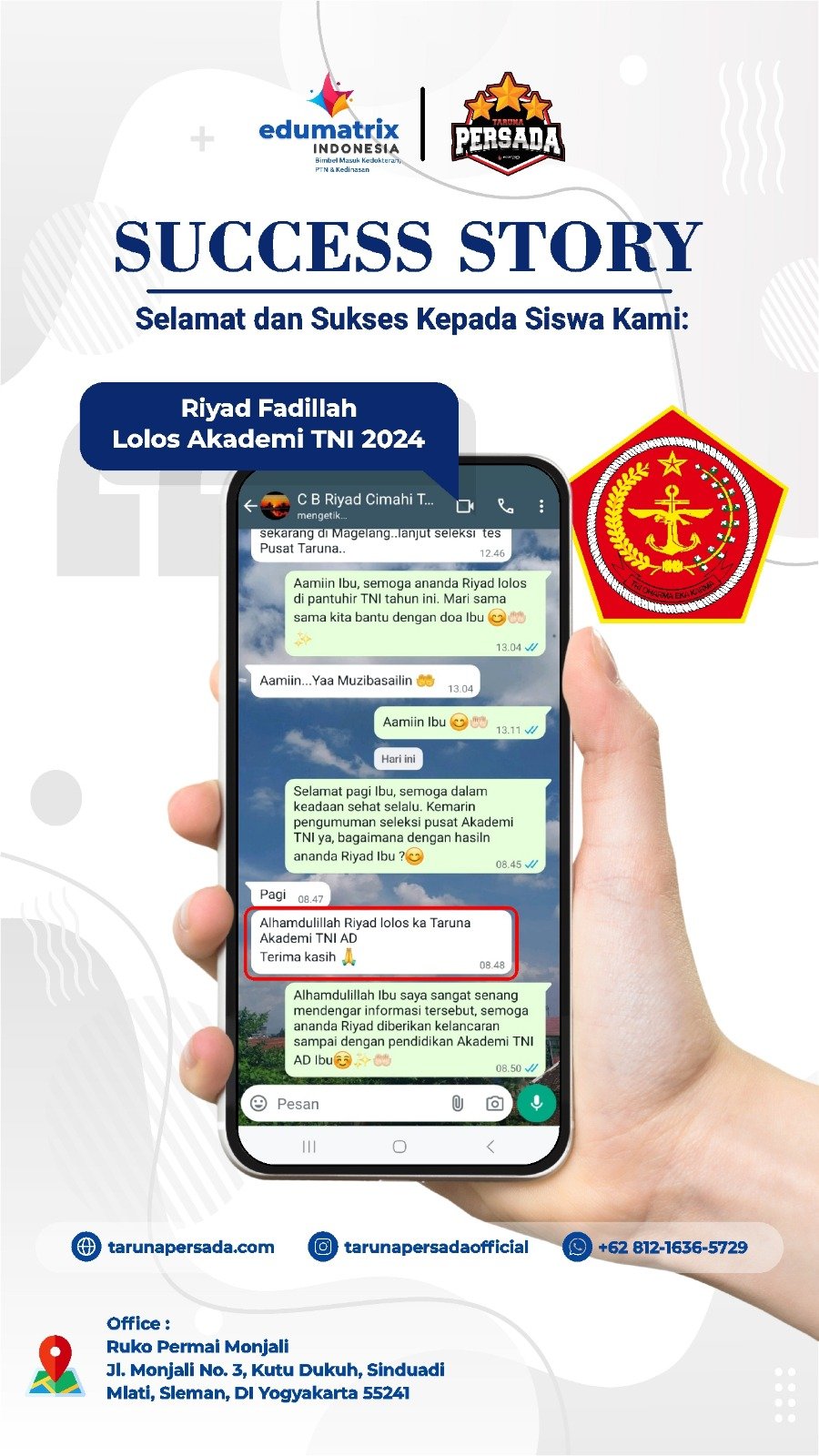 Success_Story_Tni_Polri_Riyad_Potrait Success_Story_Tni_Polri_Riyad_Potrait